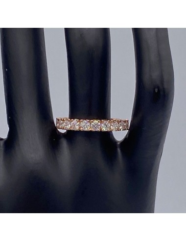 Eternity in oro rosa con Diamanti taglio Brillante