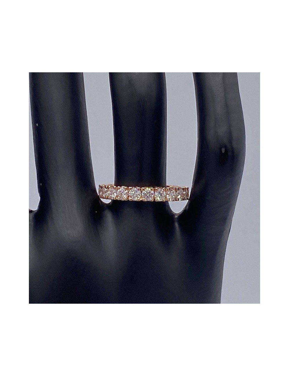 Eternity in oro rosa con Diamanti taglio Brillante