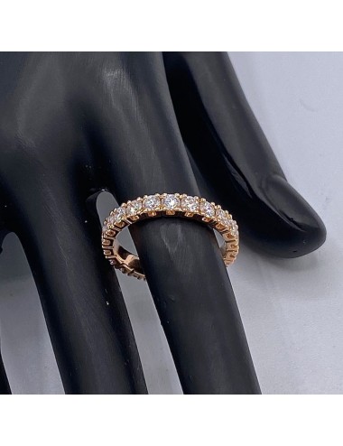 Eternity in oro rosa con Diamanti taglio Brillante