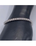 Bracciale Tennis in oro bianco e Brillanti