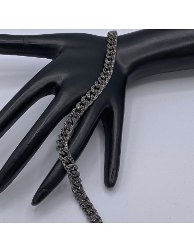 Bracciale in Titanio e Diamanti black top quality