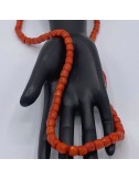 Collana di Corallo a cubetti sfaccettati