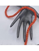 Collana di Corallo a cubetti sfaccettati