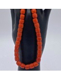 Collana di Corallo a cubetti sfaccettati