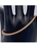 Bracciale Tennis in oro rosa e Brillanti ct. 1,00