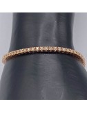 Bracciale Tennis in oro rosa e Brillanti ct. 1,00