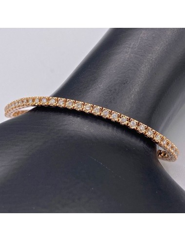 Bracciale Tennis in oro rosa e Brillanti ct. 1,00