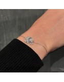Bracciale con elefante in brillanti