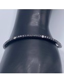 Bracciale Tennis in Diamanti Neri e Bianchi