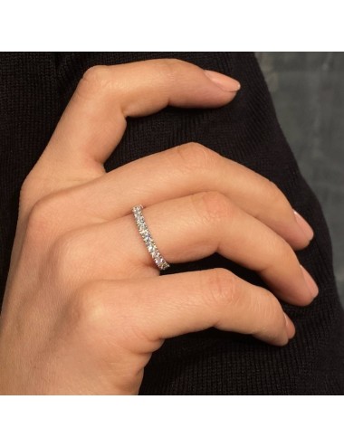 Eternity in oro bianco con Diamanti taglio Brillante ct.1,03