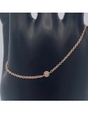 Bracciale in oro rosa con Brillante